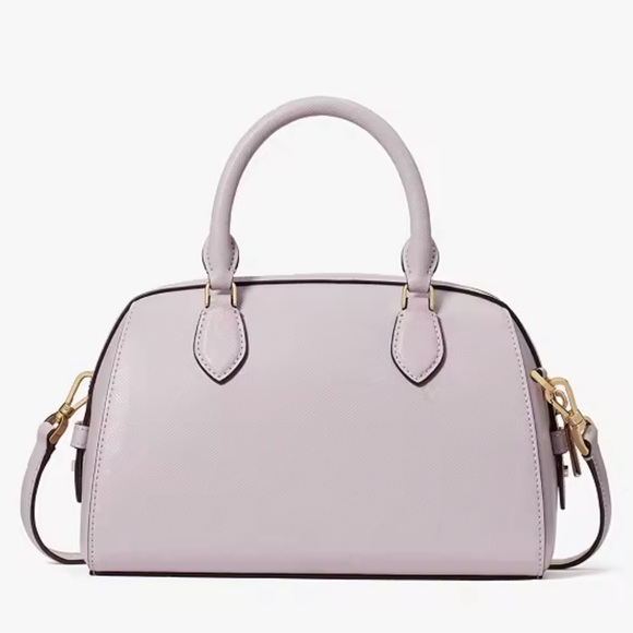 Kate Spade Madison Lilac purple pearl beaded duffie bag crossbody mini duffel - Picture 4 of 7